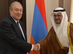 Armenian President, Ambassador of Kuwait discuss opportunities of activating bilateral economic relations