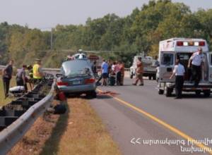 Accident on Mtskheta-Tbilisi highway