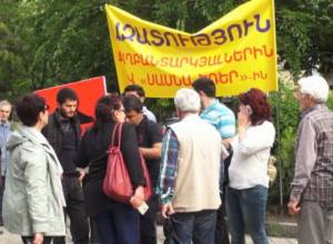 Demonstration in support of Zhirayr Sefilyan