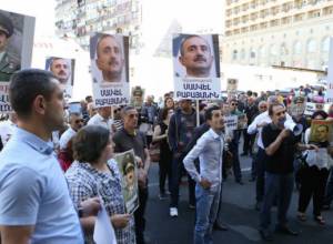 Protest action: People demand release of Samvel Babayan