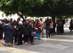 For years, at building of government, on demand of justice