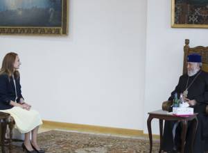 Католикос принял новоназначенного министра культуры РА