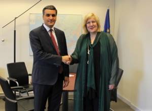 Arman Tatoyan meets with Dunja Mijatović