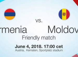 LIVE. Armenia vs. Moldova
