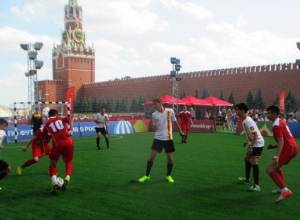 Կարմիր հրապարակը  վերածվել է ֆուտբոլային դաշտի