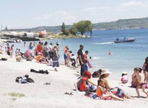 Swimming season officially started in Lake Sevan