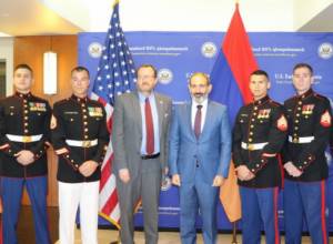 PM Pashinyan at US Embassy