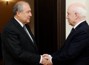 Армен Саргсян сегодня принял председателя исполнительного комитета СНГ