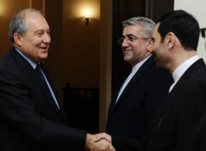 President Sarkissian receives Iranian delegation led by energy minister