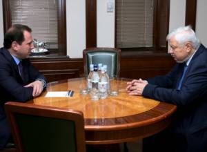 Defense Minister Davit Tonoyan receives Andrzej Kasprzyk
