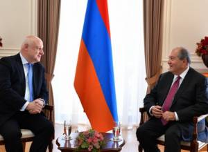 Նախագահն ընդունել է ԵԱՀԿ ԽՎ նախագահի գլխավորած պատվիրակությանը