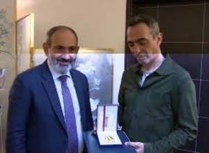 Նիկոլ Փաշինյանը Յուրի Ջորկաեֆին պարգևատրել է Երախտագիտության մեդալով
