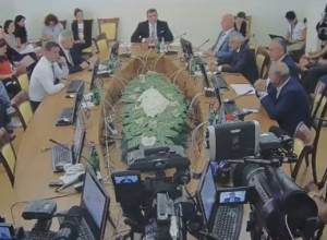 LIVE. Session of parliament investigative committee