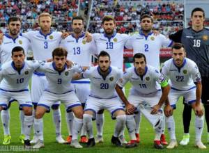 Armenian team 100th in FIFA ranking list