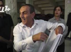 Բողոքի ակցիա «Դինամո» մարզադահլիճում