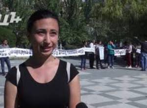 Ակցիայի մասնակիցները պահանջում են խորհրդարանի լուծարումը