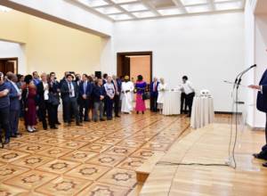 Прием в резиденции Президента в честь участников Экономического форума