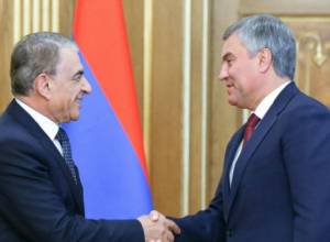 Ара Баблоян встретился с председателем Государственной думы РФ