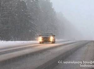 Roads of Armenia as of 08:30