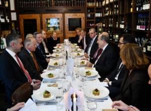 Armen Sarkissian attends discussion on global security in Berlin