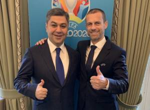 Артур Ванецян встретился  с Александром Чеферином