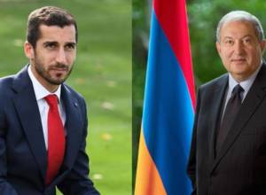 Mkhitaryan gets presidential-level birthday call from Arsenal fan Armen Sarkissian