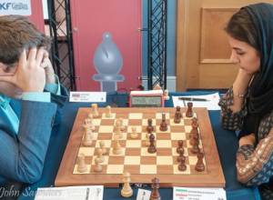 Левон Аронян сыграл вничью, а Грант Мелкумян проиграл