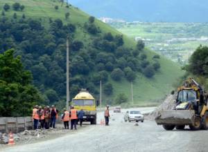 Временно будет закрыт участок дороги от станции «Туманян» до перекрестка Одзуна