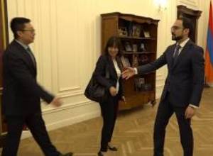 Փոխվարչապետ Տիգրան Ավինյանն ընդունել է չինական «ԱՎԻԿ» հոլդինգի պատվիրակությանը