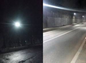 Светильники в дилижанском туннеле заменяют на лампы «LED»