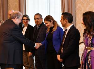 Президент принял делегацию Торговой палаты Америки в РА