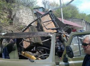 Баллон взорвался неподалеку от рынка