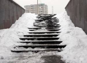 В Ереване не чистят снег