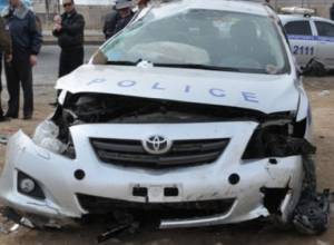 В ДТП попал автомобиль дорожной полиции