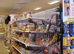 Пожар в магазине стройматериалов