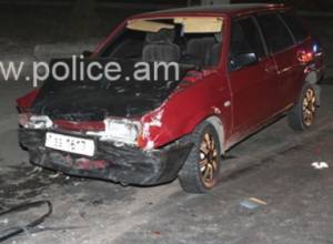 Авария около Ереванского озера