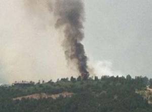 Пожар не удается потушить