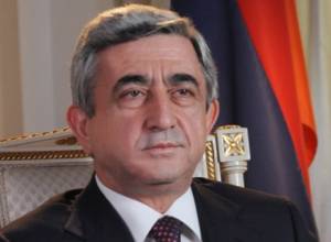 Саргсян направил телеграмму