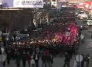 01.03.09. Protest March without  clashes