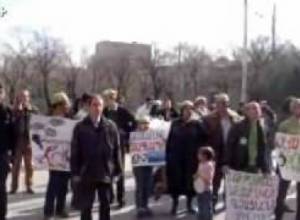 Protest action in defense of Sevan