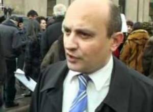 Ակցիա քաղաքապետարանի մոտ