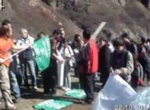 Անժամկետ նստացույց ջրվեժի մոտ