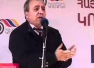 The speech of Hrant Bagratyan