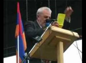 The speech of Gagik Jhangiryan