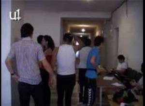 Ապագա դերասանները քննություն են տալիս