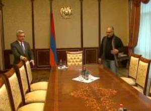 Րաֆֆի Հովհաննիսյանը Սերժ Սարգսյանի մոտ