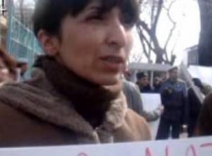 Ակցիա Ֆրանսիայի դեսպանատան դիմաց