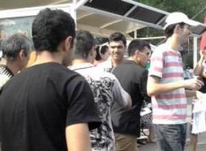 Ակցիա Երեւանի կանգառներում