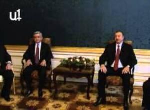 Կայացավ Ս. Սարգսյանի եւ Ի. Ալիեւի հանդիպումը