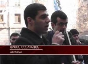 Երկաթուղայինները փողոց դուրս եկան